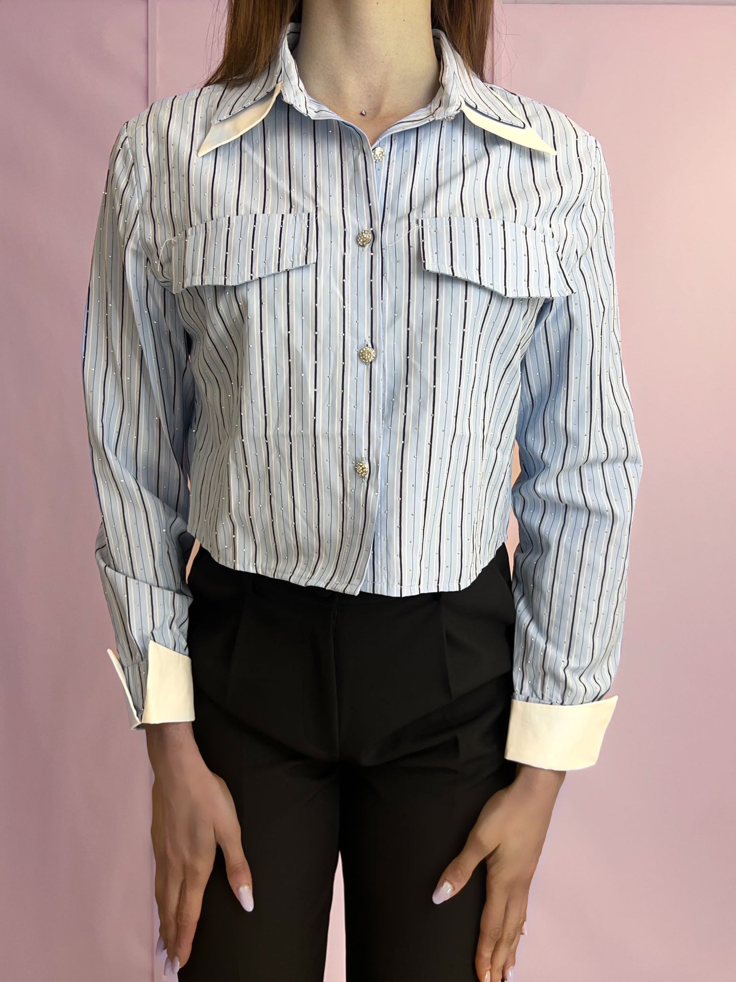 Camicia Illumina strass