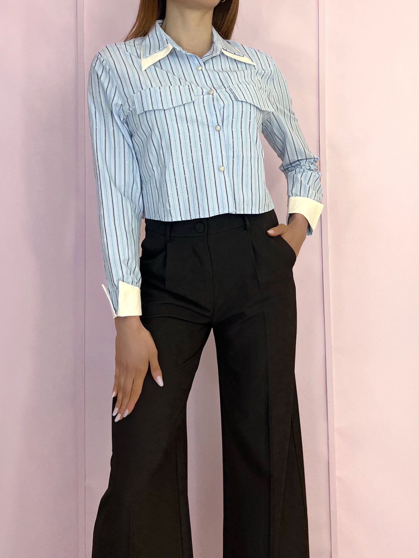 Camicia Illumina strass