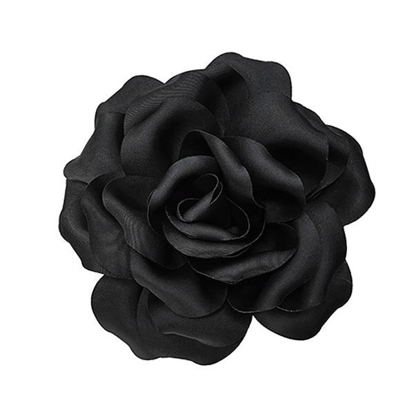 Spilla Flower Nera