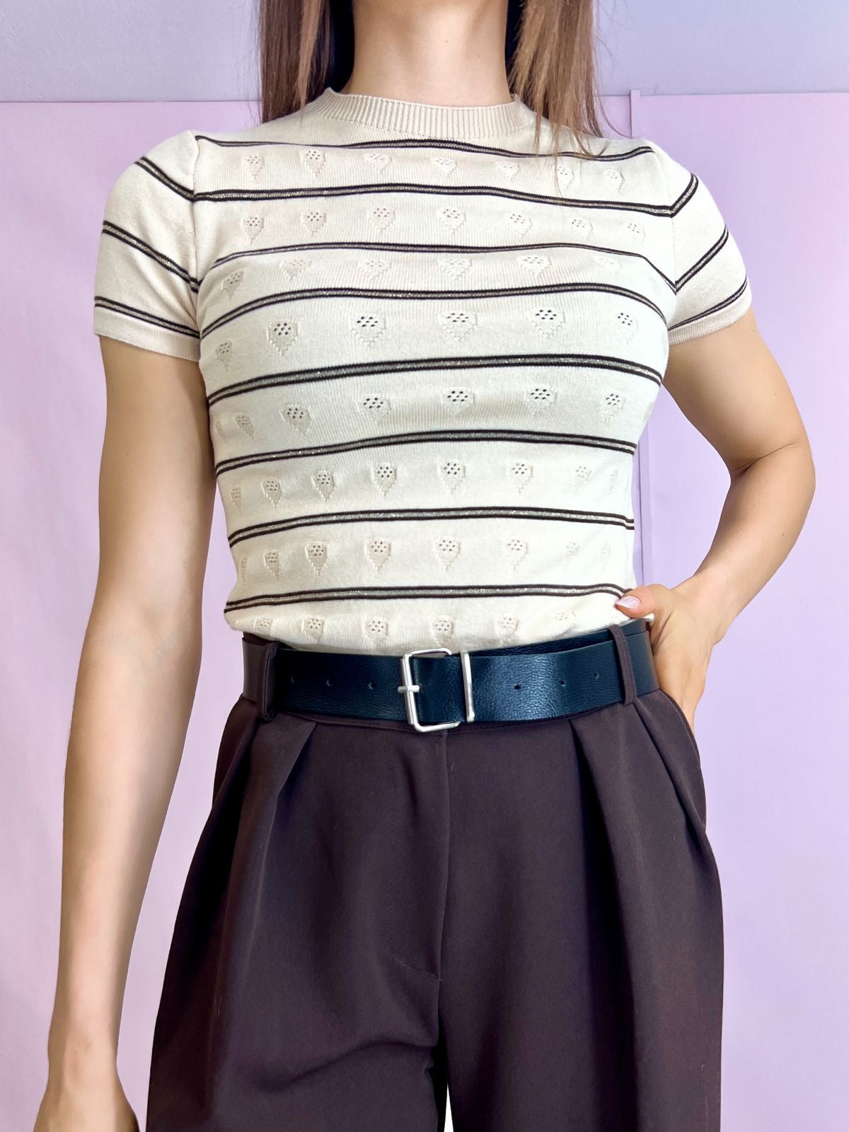 T-shirt maglina righe