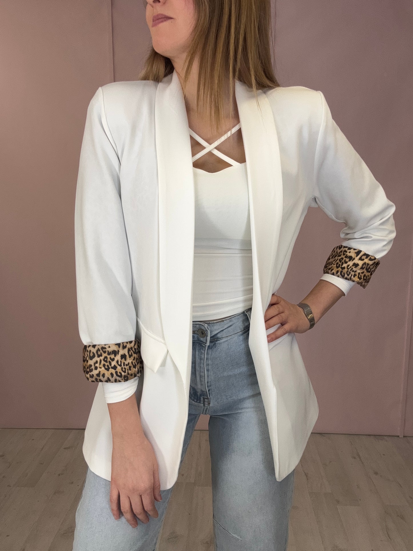 Maglia Dea Incrocio Bianca