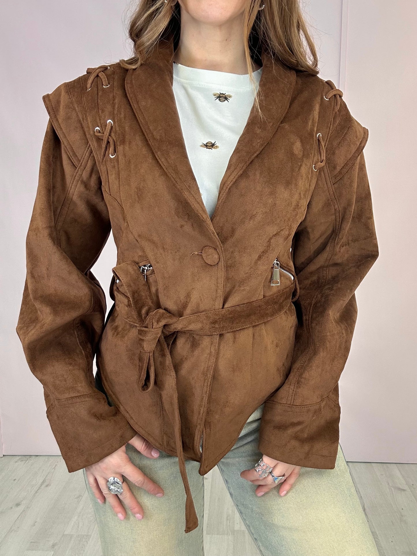 Giacca Nomade in Suede