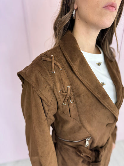 Giacca Nomade in Suede