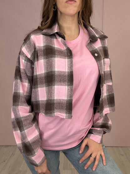Camicia Urban Pink - Crop
