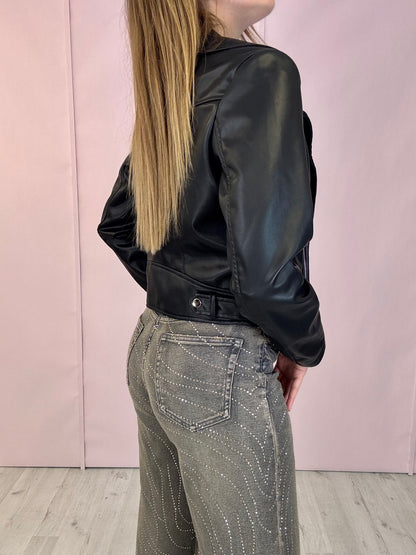 Giacca Rebel Chic Nera