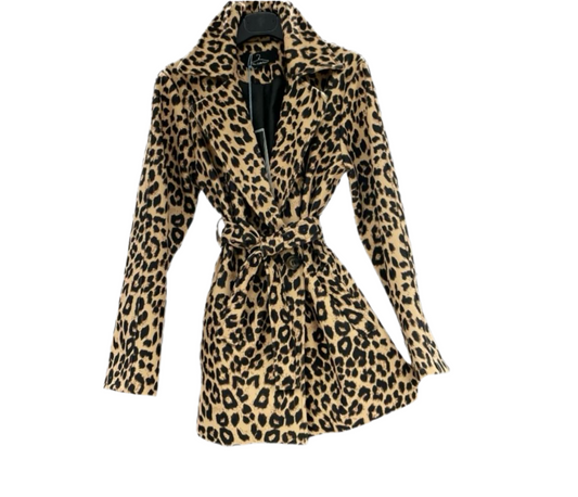 Cappotto Leopardato corto