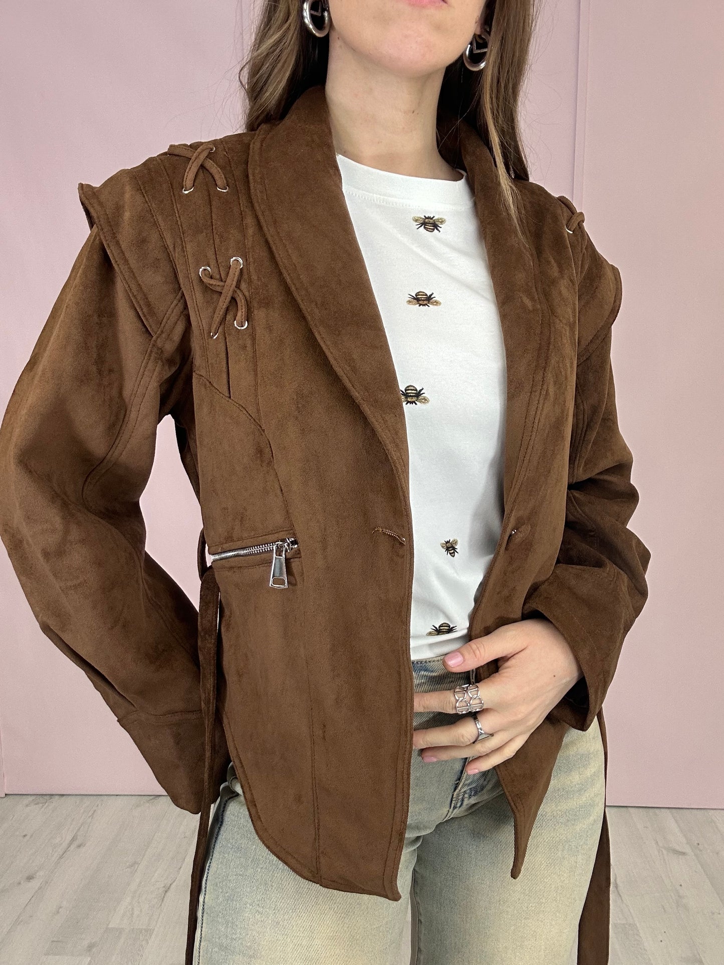 Giacca Nomade in Suede