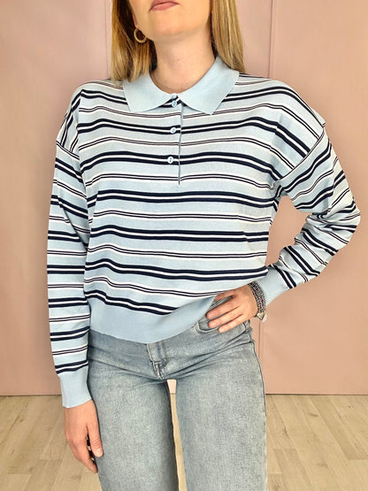Polo Icon - Azzurra, Bianca e Blu
