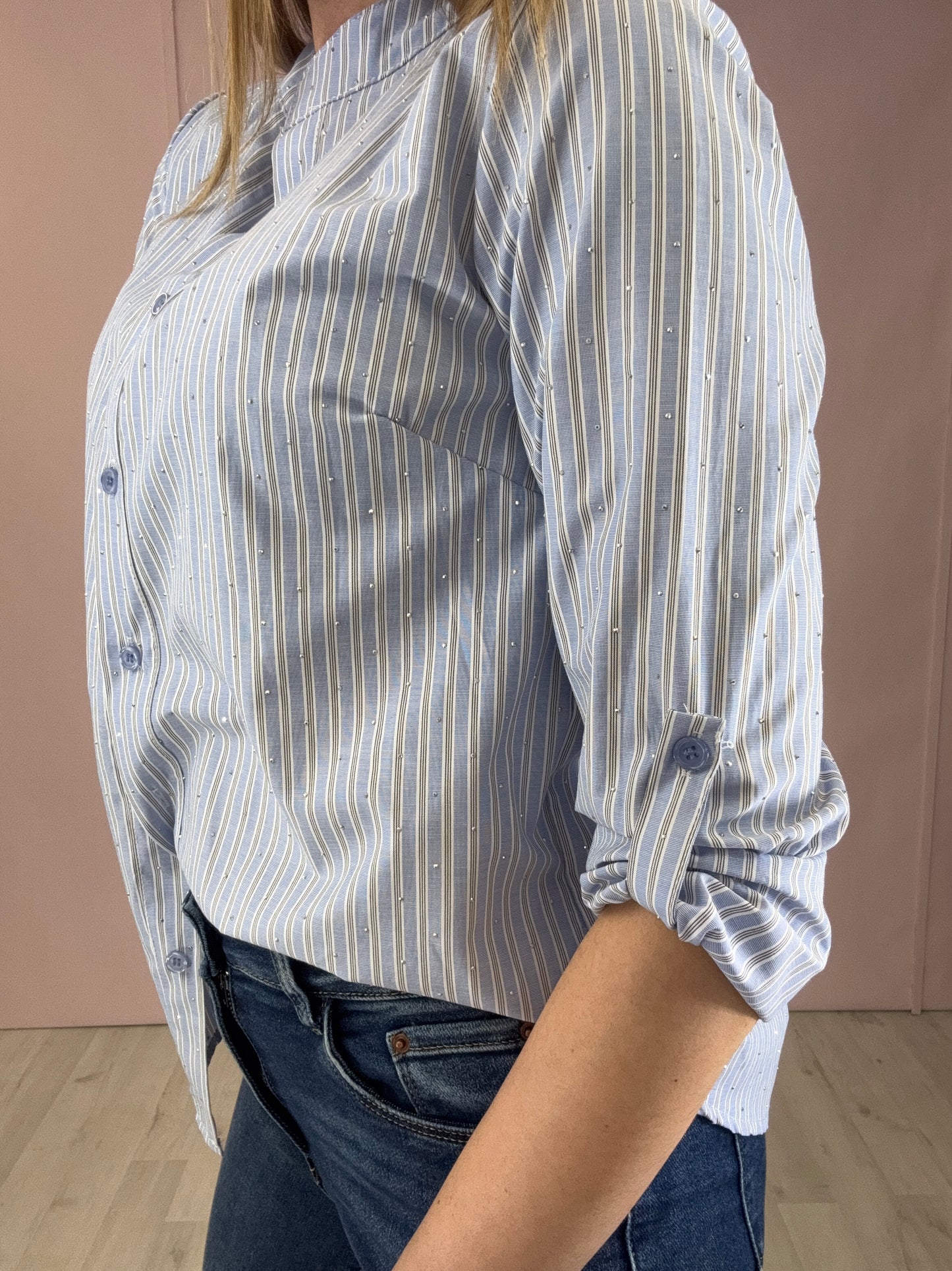 Camicia Strass Line