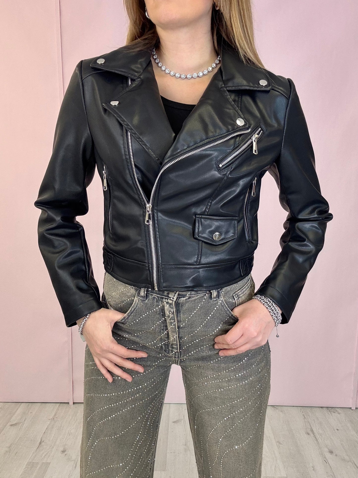 Giacca Rebel Chic Nera