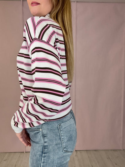 Polo Icon - Rosa, Bianca e Marrone