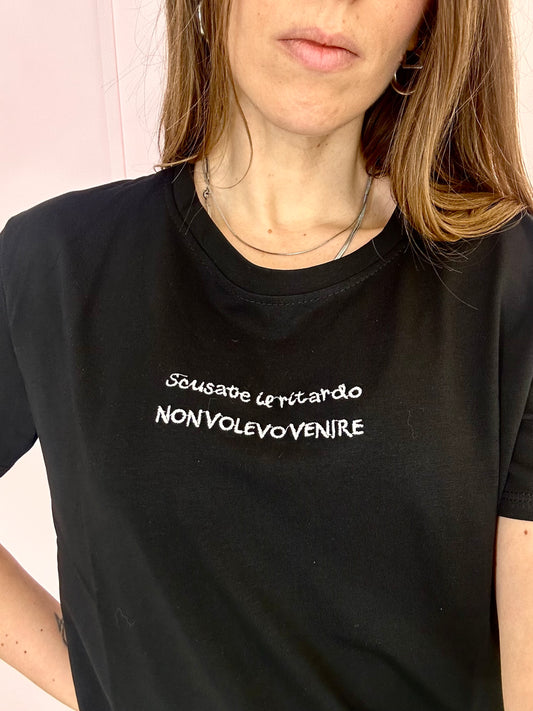 T-Shirt “Non volevo venire”