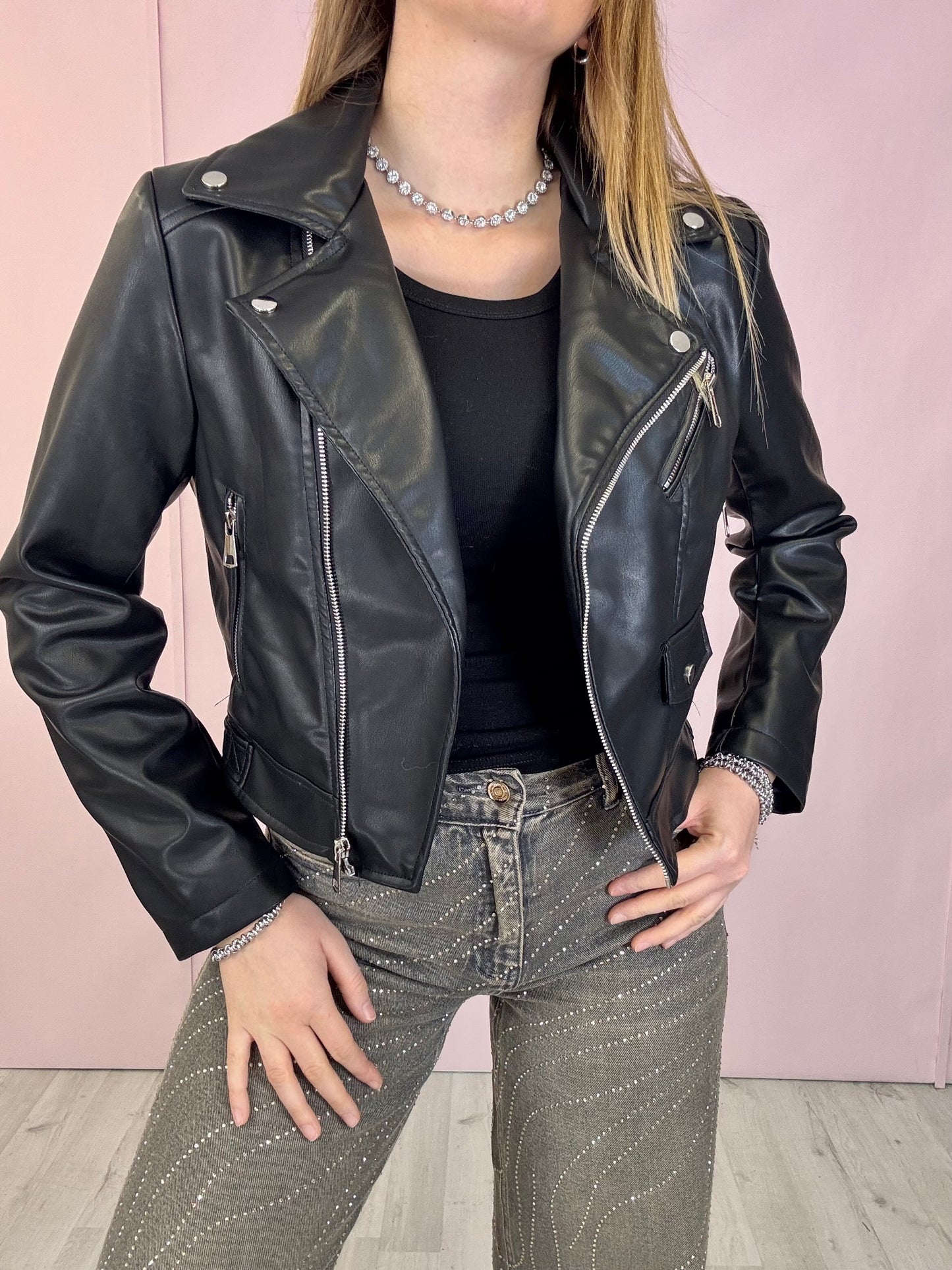 Giacca Rebel Chic Nera