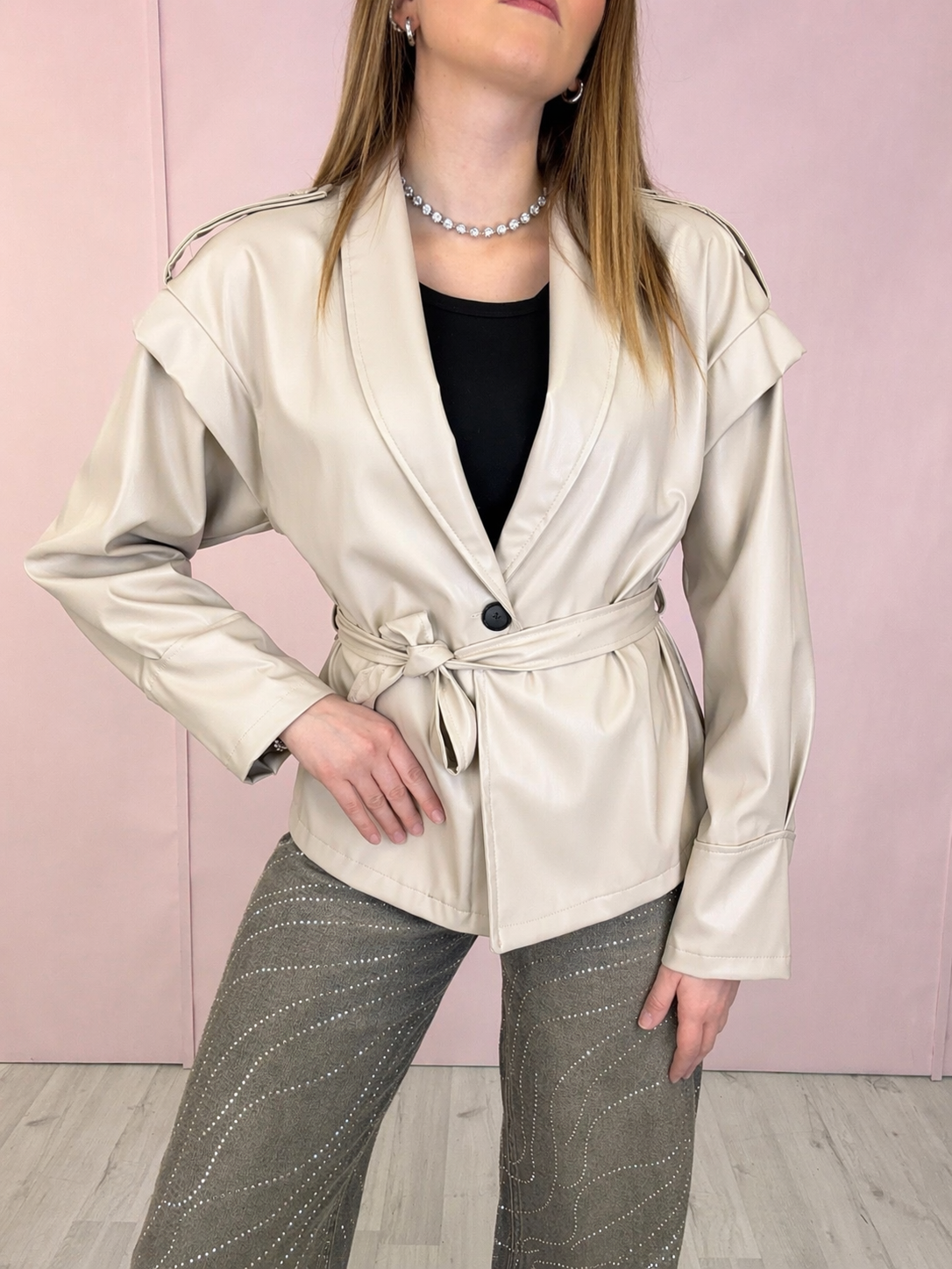 Giacca Icona Beige