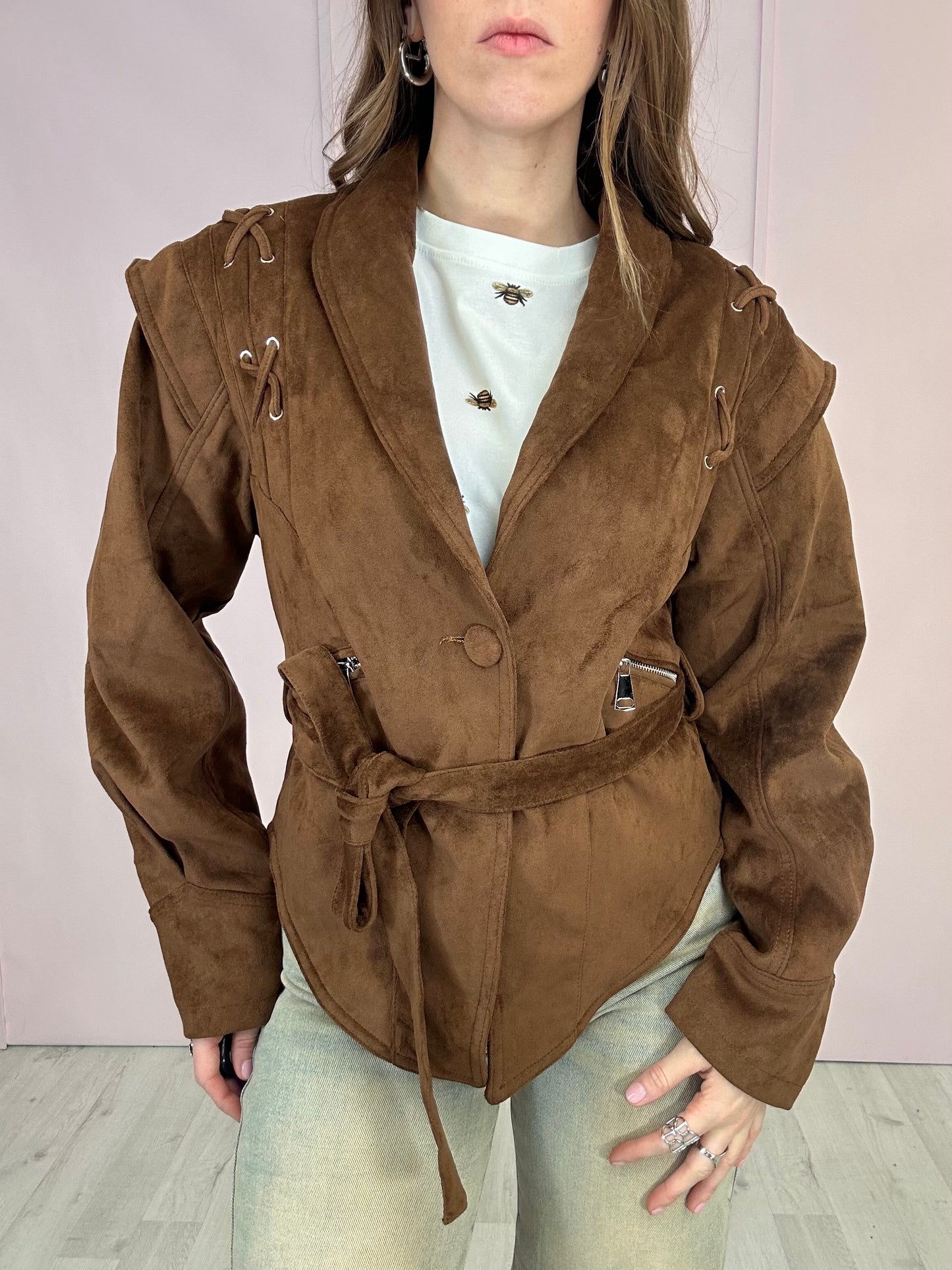Giacca Nomade in Suede