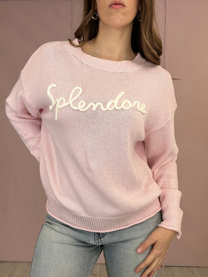 Maglioncino “Candy” Splendore - Rosa