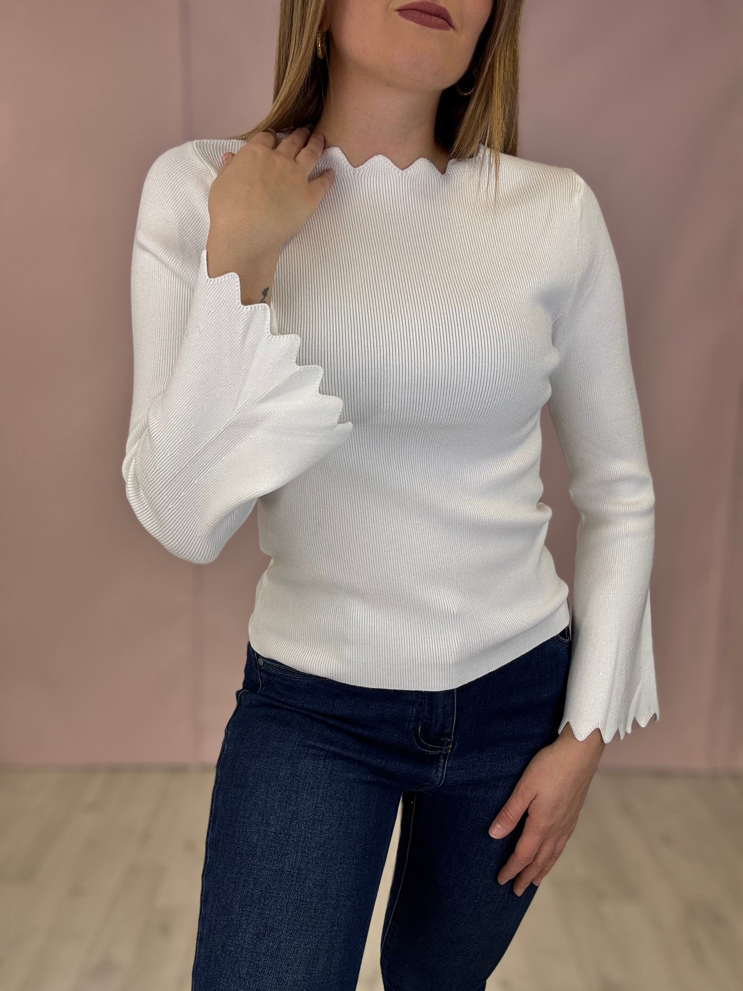 Maglioncino Lea Bianco