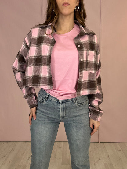 Camicia Urban Pink - Crop