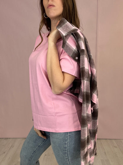 Camicia Urban Pink - Crop