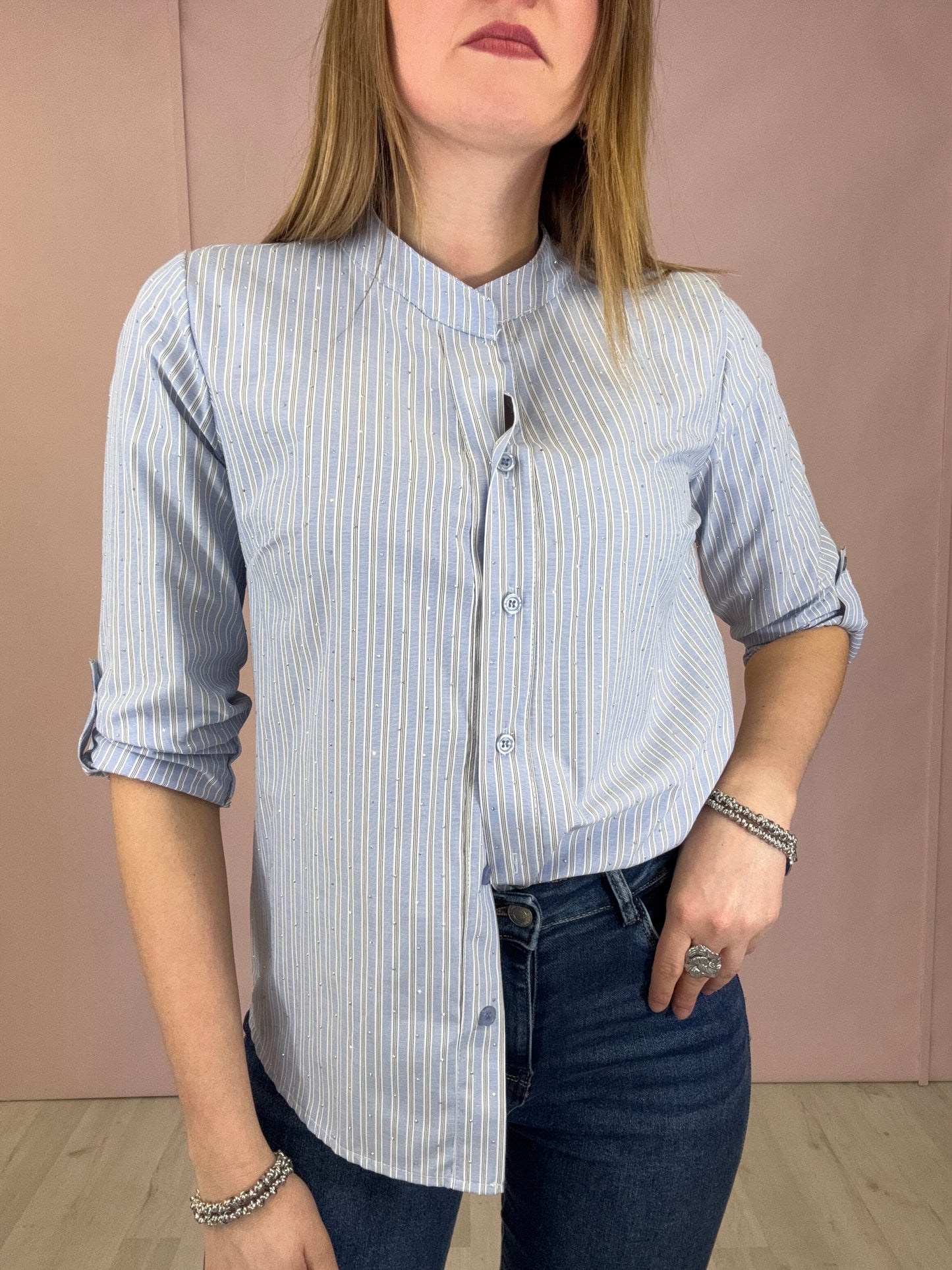 Camicia Strass Line