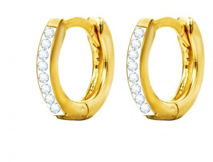 Orecchini con strass